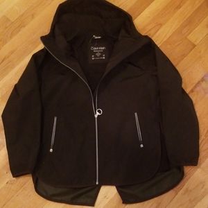 black calvin klein weather repelant jacket